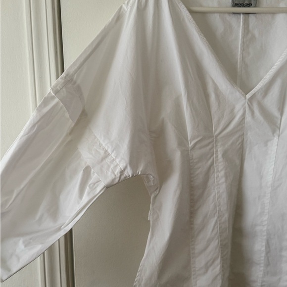 Rachel Comey White Cotton Poplin Blouse - Picture 3 of 6